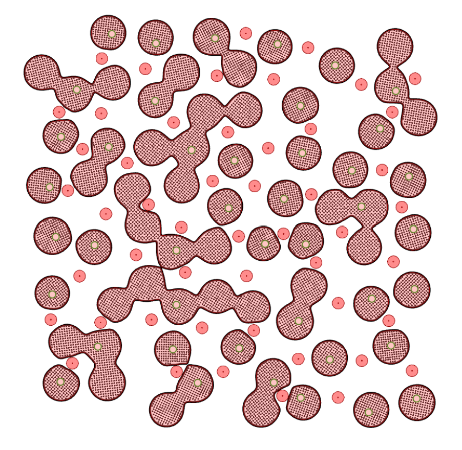 Plan of generated rounded building footprints